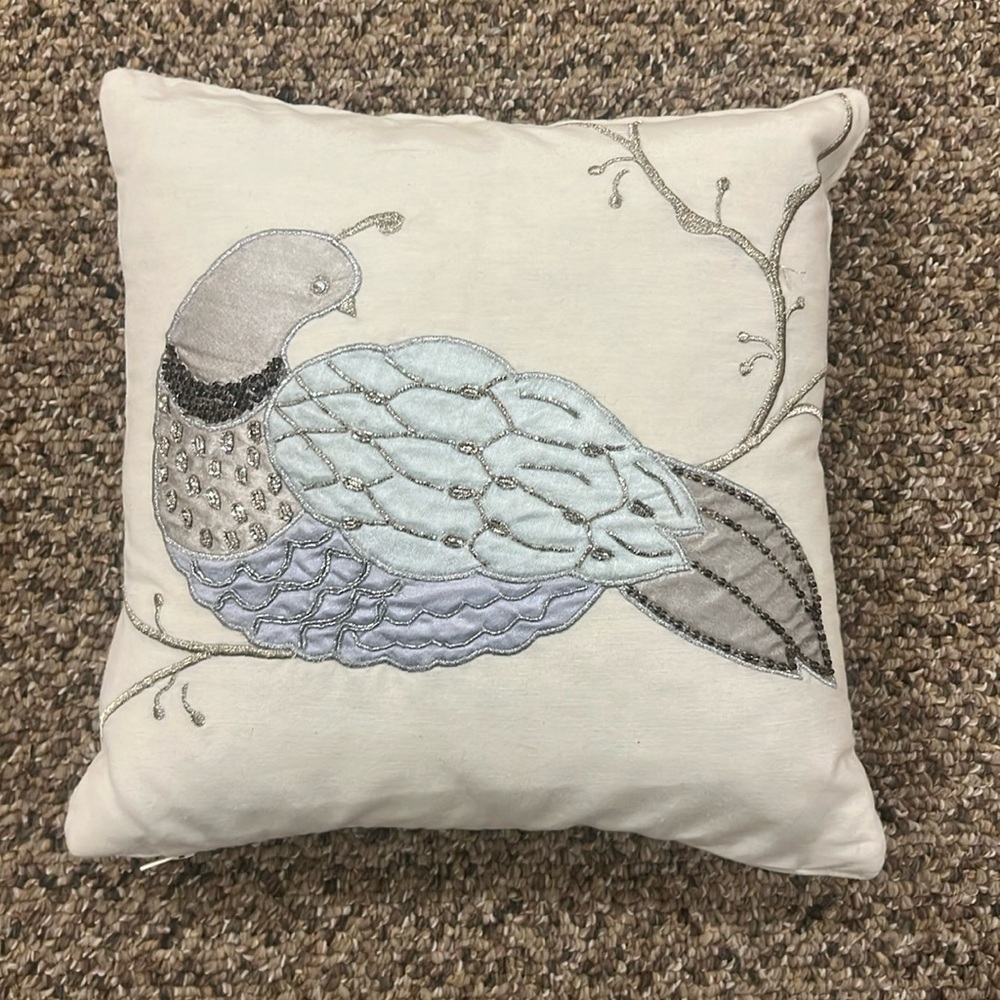 Crate & Barrel Partridge Pillow